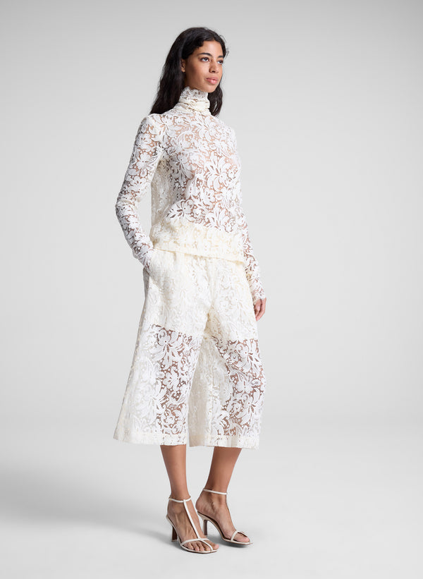 A.l.c. Bodie Lace Short Cream