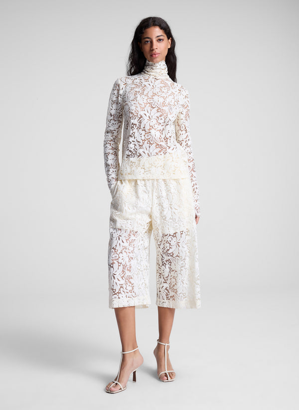 A.l.c. Bodie Lace Short Cream