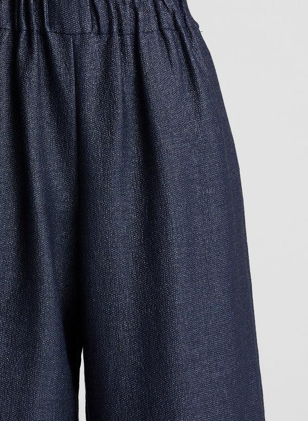 A.l.c. Bodie Raffia Short Deep Navy