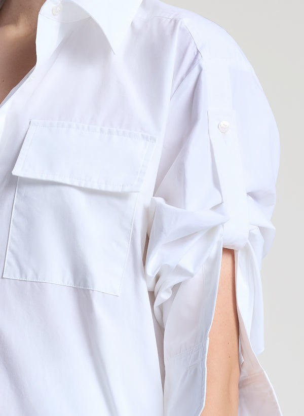 A.l.c. Bonnie Cotton Maxi Shirtdress White