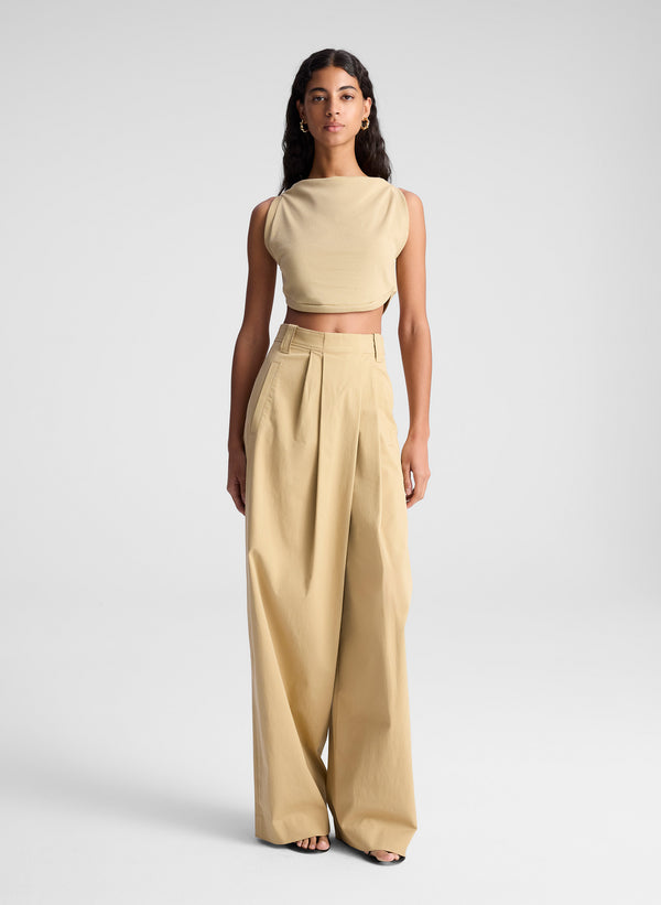 A.l.c. Brody Pleated Pant Desert Beige