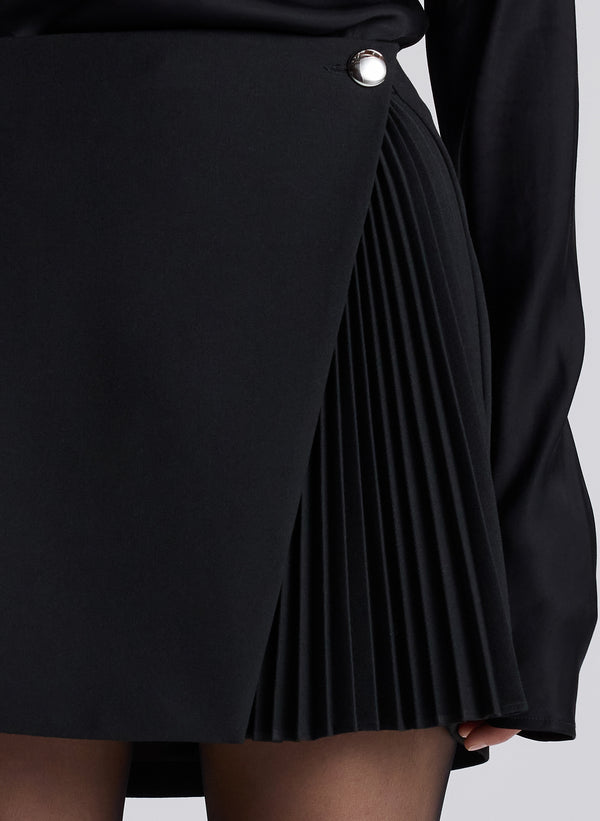 A.l.c. Callen Pleated Mini Skirt Black