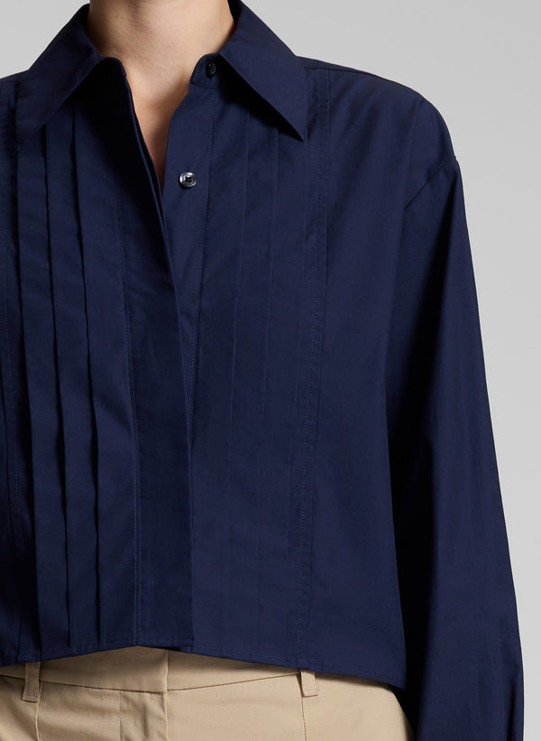 A.l.c. Cam Cropped Tux Top Maritime Navy