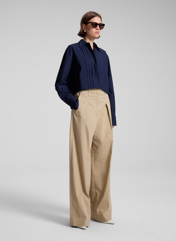 A.l.c. Cam Cropped Tux Top Maritime Navy