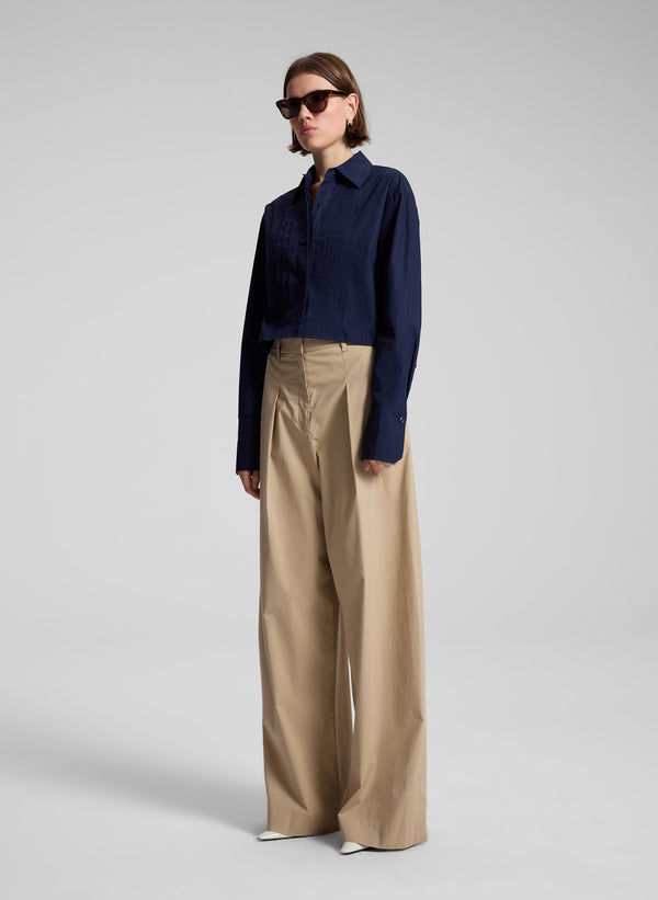 A.l.c. Cam Cropped Tux Top Maritime Navy