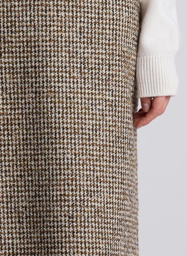 A.l.c. Cara Houndstooth Skirt Cream/Brown