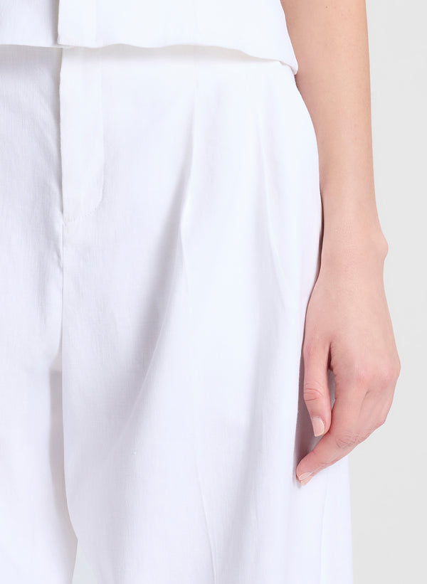 A.l.c. Charles Linen Pant Ecru