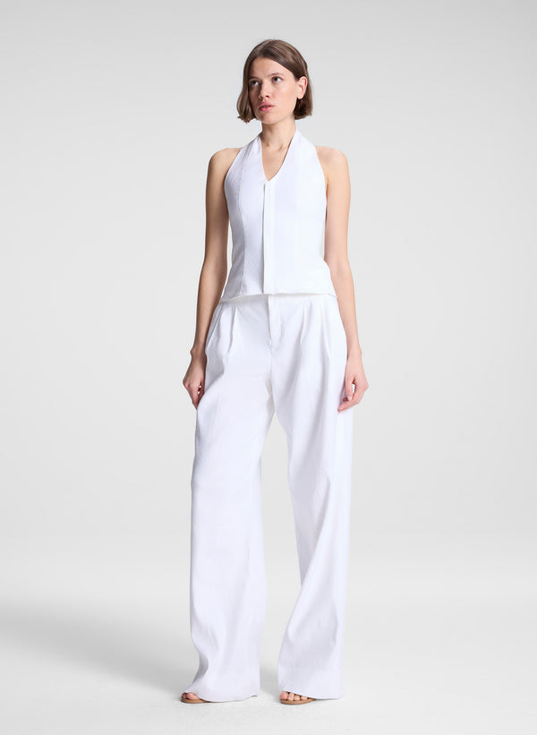 A.l.c. Charles Linen Pant Ecru