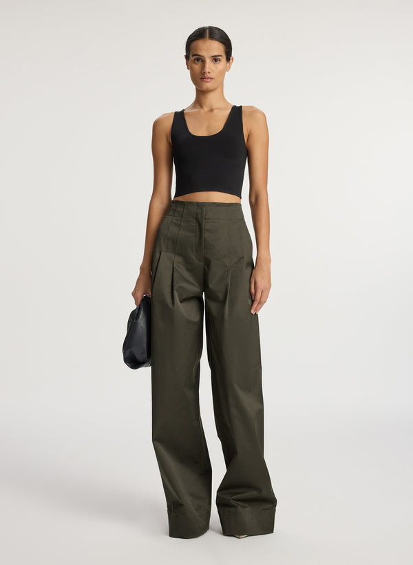 A.l.c. Cleo Compact Knit Top Black