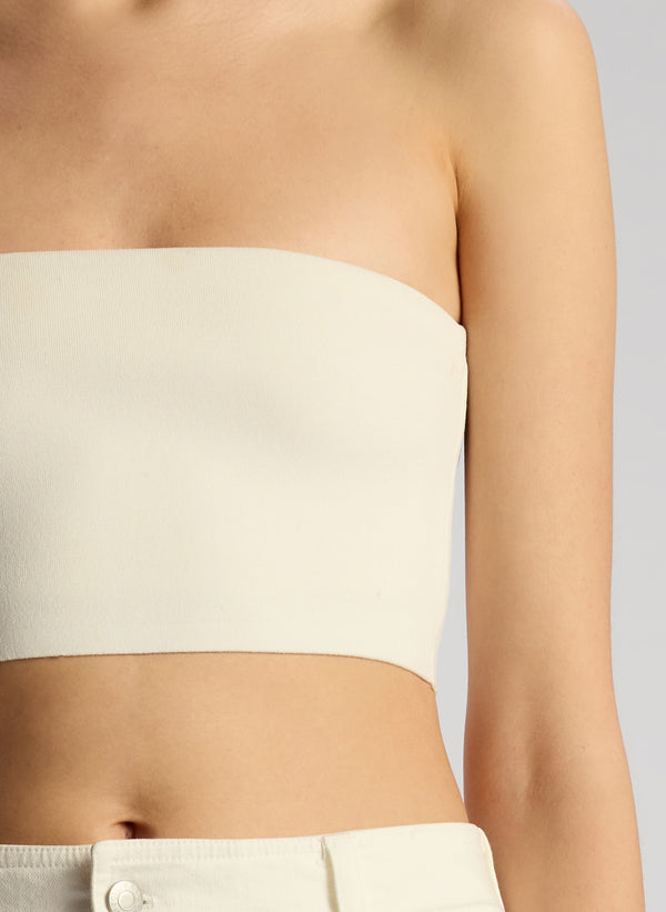 A.l.c. Dean Compact Knit Bra Off White