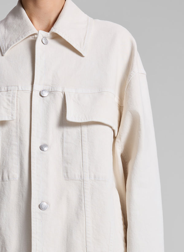 A.l.c. Dean Denim Jacket Ecru