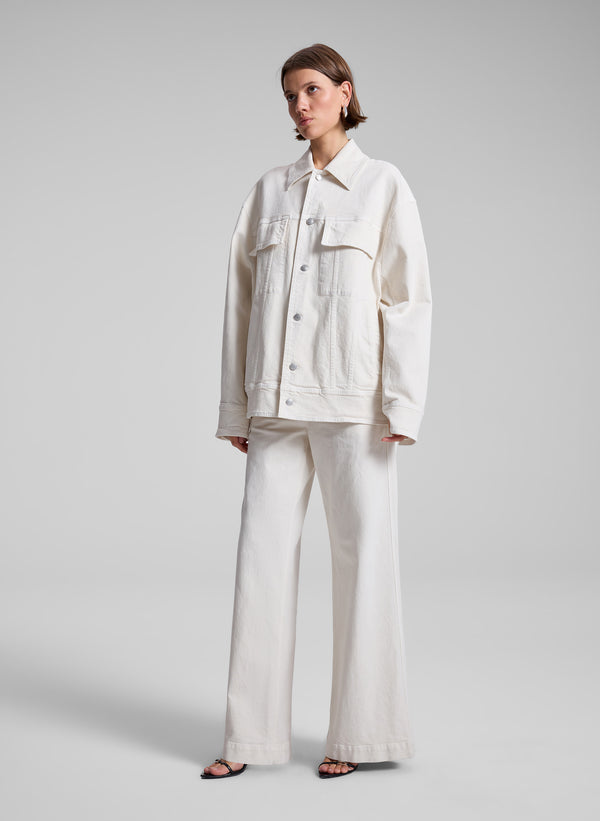 A.l.c. Dean Denim Jacket Ecru