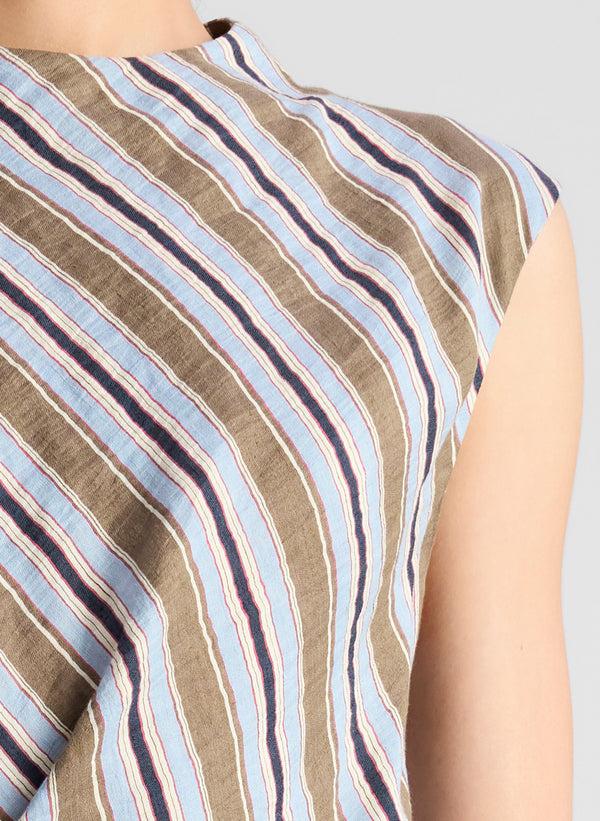 A.l.c. Dion Striped Mini Dress Hazel Stripe