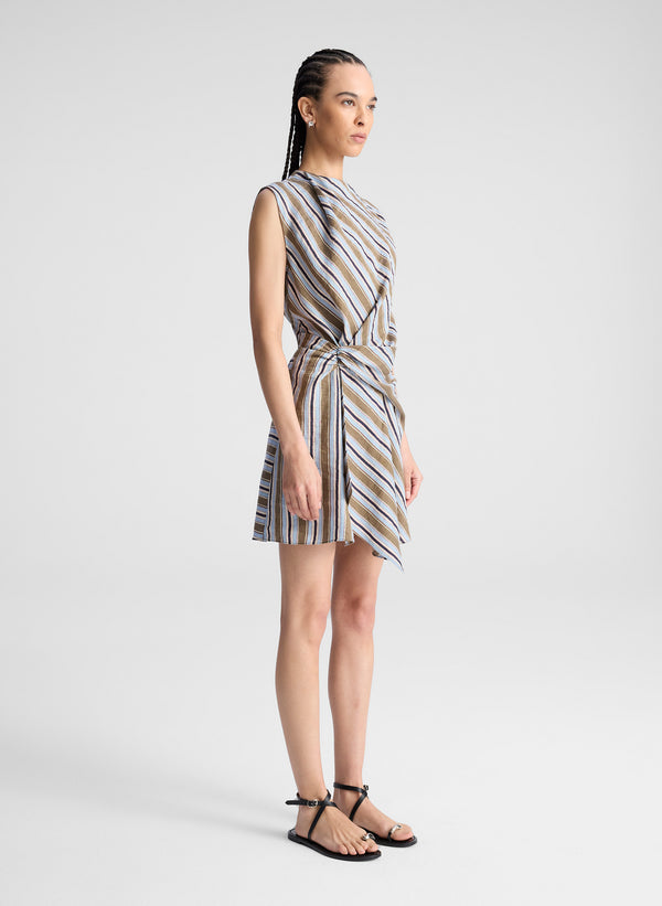 A.l.c. Dion Striped Mini Dress Hazel Stripe