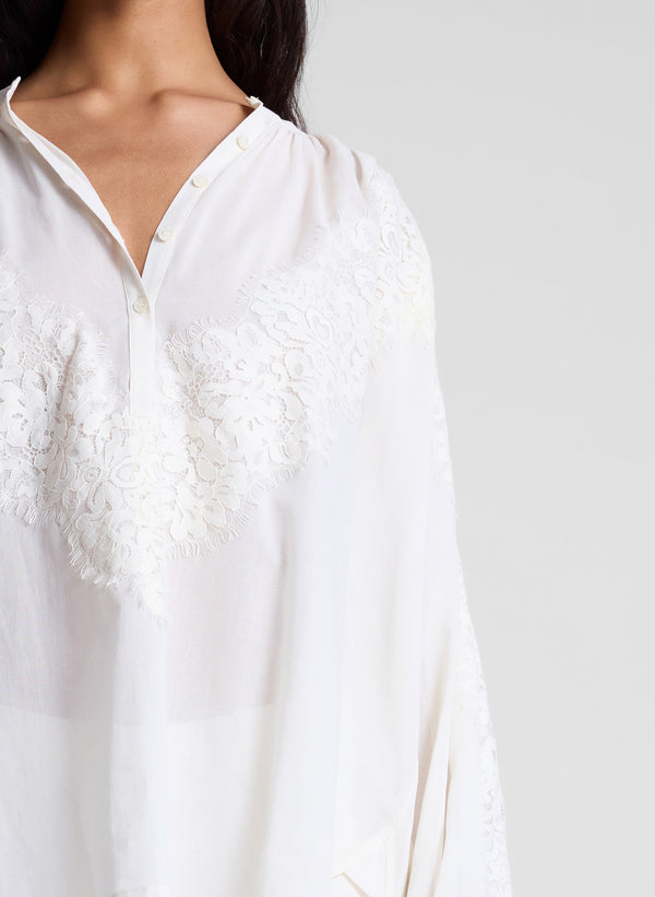 A.l.c. Elaine Lace Top Cream