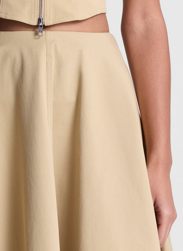 A.l.c. Eleanor Midi Skirt Desert Beige