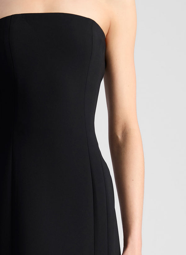 A.l.c. Elizabeth Strapless Midi Dress Black