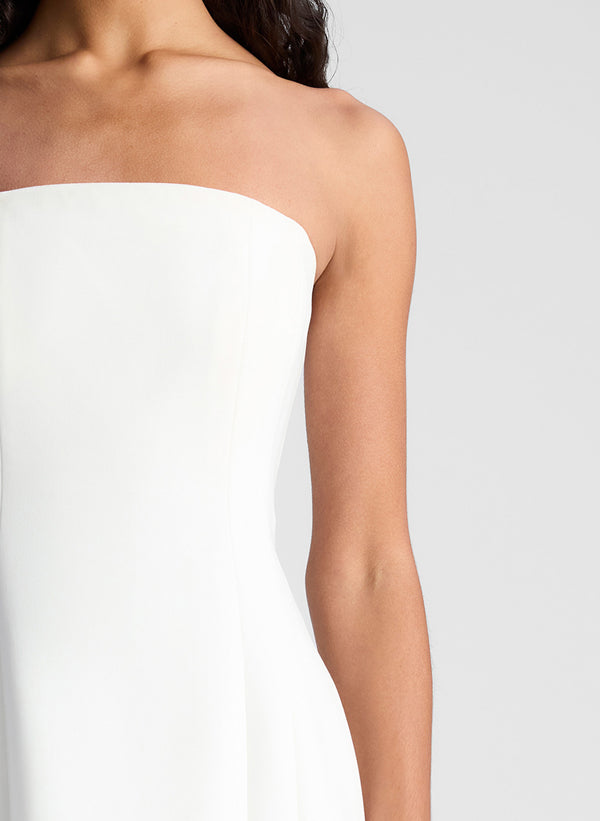 A.l.c. Elizabeth Strapless Midi Dress White
