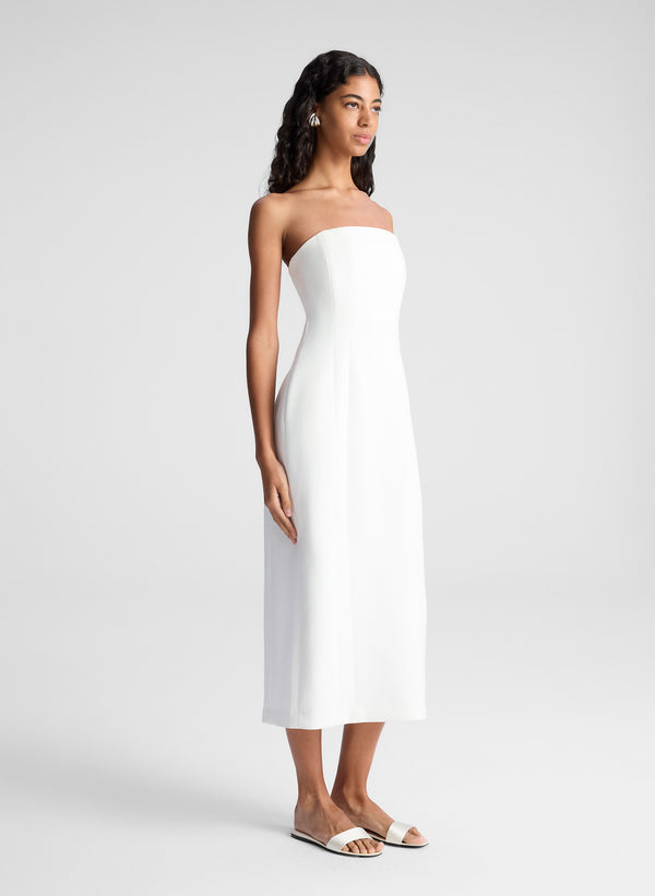 A.l.c. Elizabeth Strapless Midi Dress White