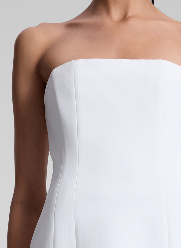 A.l.c. Elsie Strapless Mini Dress White