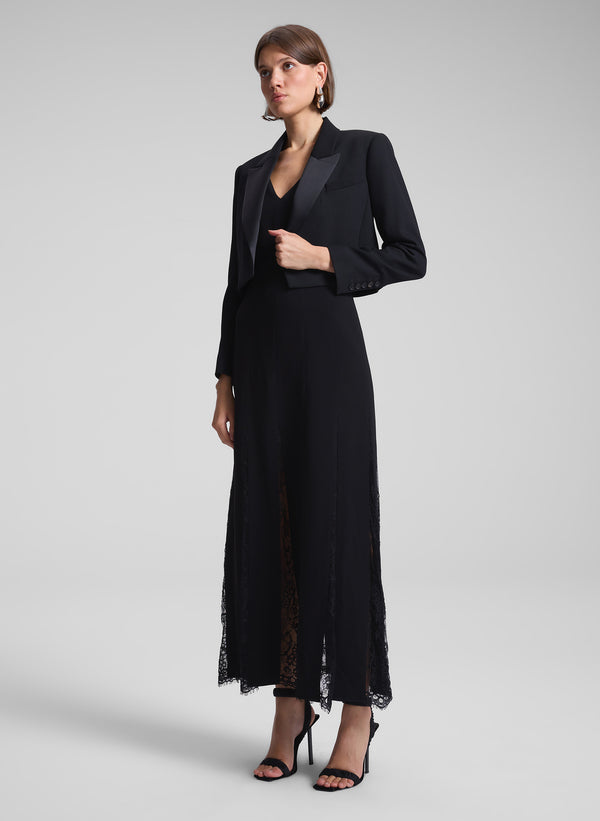 A.l.c. Emmie Lace Midi Dress Black/Black