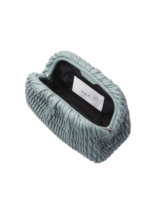 A.l.c. Enzo Clutch Bag Light Steel Blue