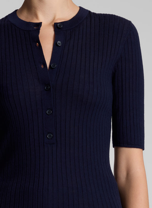 A.l.c. Fisher Fine Merino Top Navy