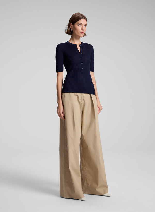 A.l.c. Fisher Fine Merino Top Navy
