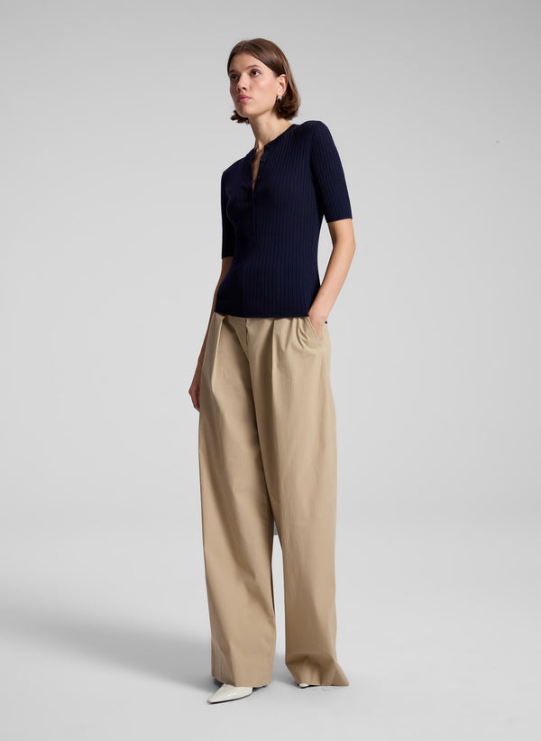 A.l.c. Fisher Fine Merino Top Navy