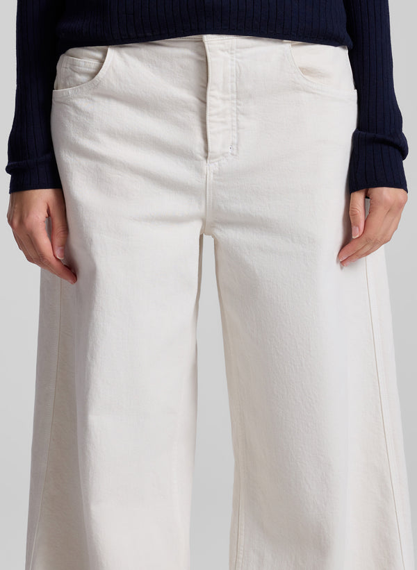 A.l.c. Gage Wide Leg Jean Ecru