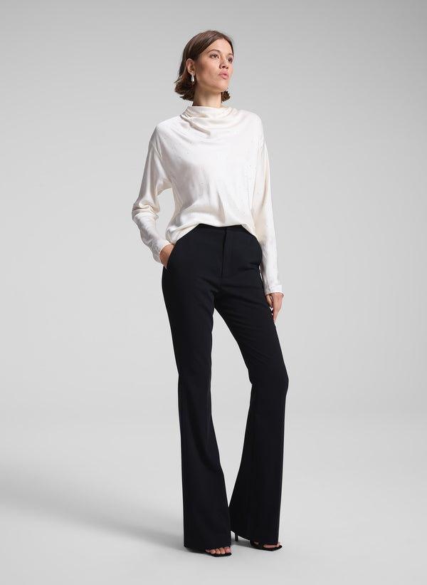 A.l.c. Georgia Embellished Satin Top Villa