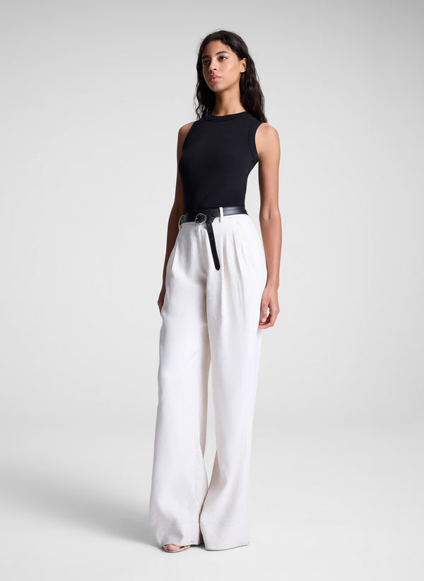 A.l.c. Hadley Cotton Rib Tank Black