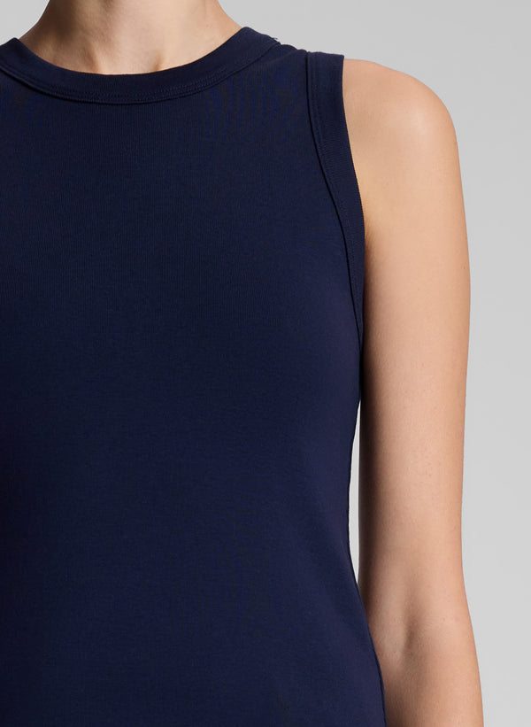 A.l.c. Hadley Cotton Rib Tank Maritime Navy