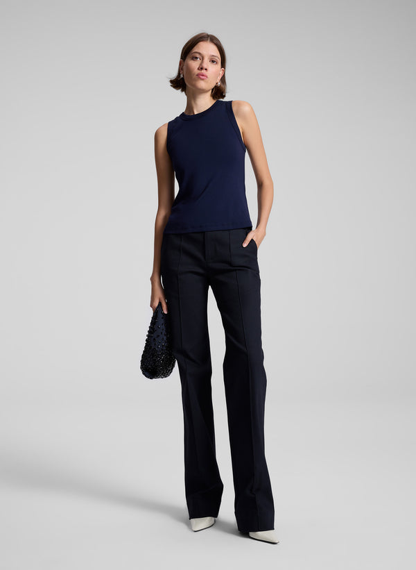 A.l.c. Hadley Cotton Rib Tank Maritime Navy