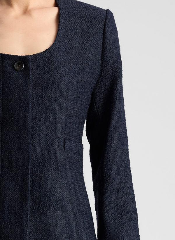 A.l.c. Irene Cotton Boucle Jacket Deep Navy