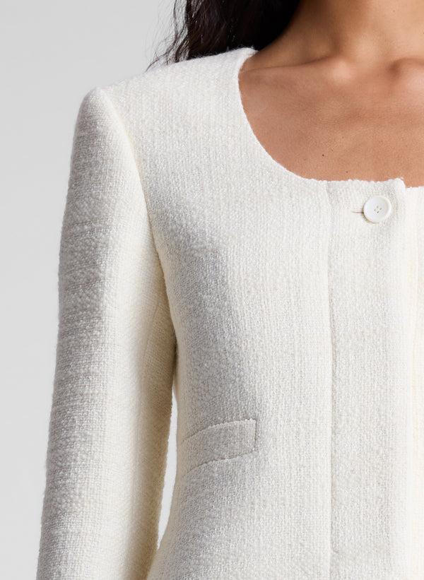 A.l.c. Irene Cotton Boucle Jacket Off White