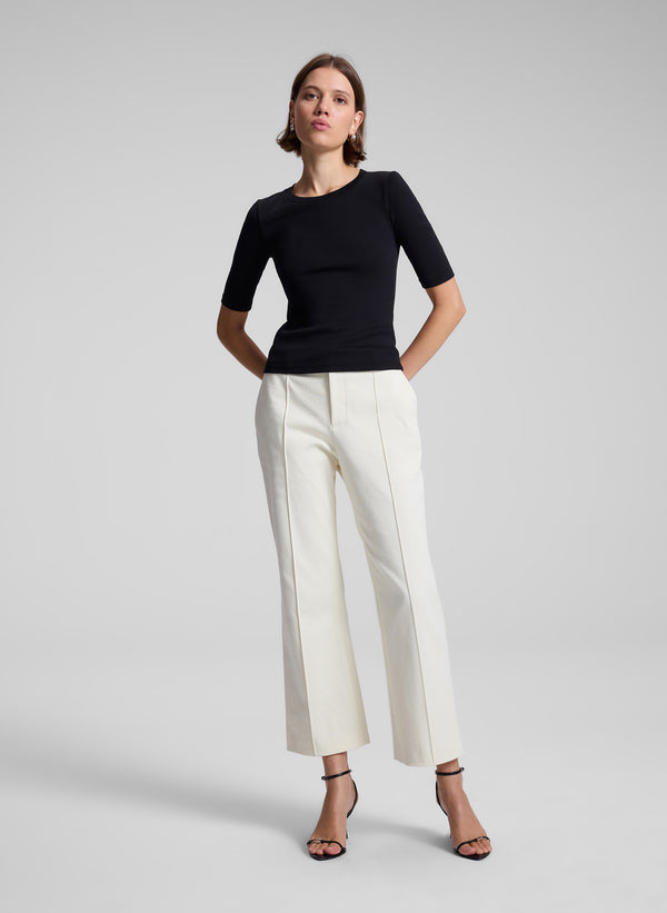 a.l.c. Jay Cropped Pant Bone
