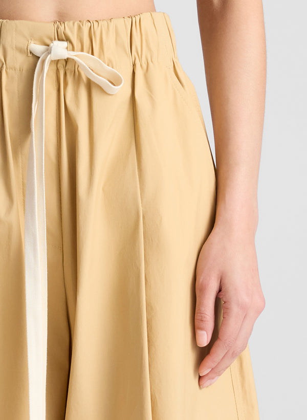 A.l.c. Jones Wide Leg Cotton Pant Desert Beige