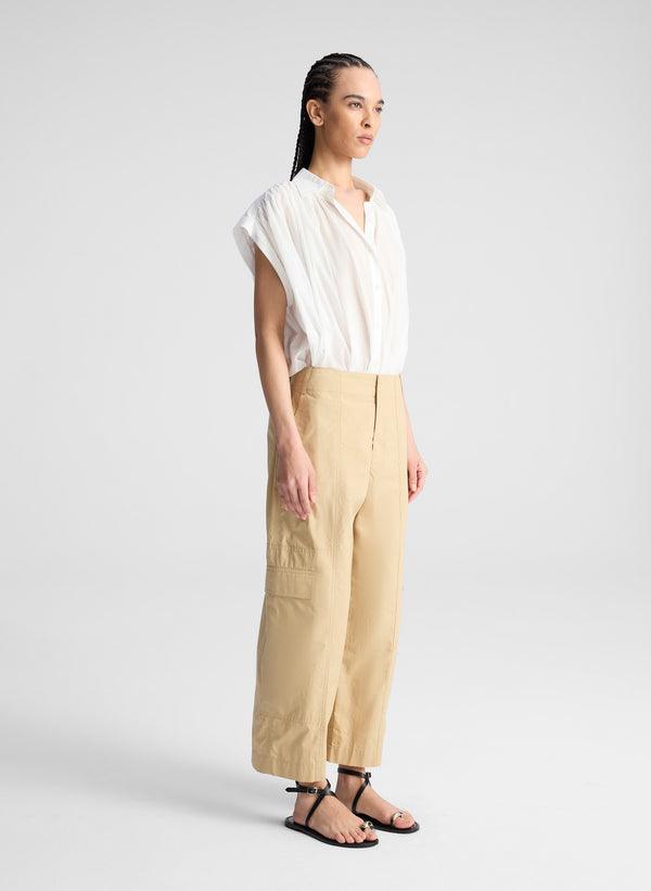 A.l.c. Jonny Cotton Pant Desert Beige