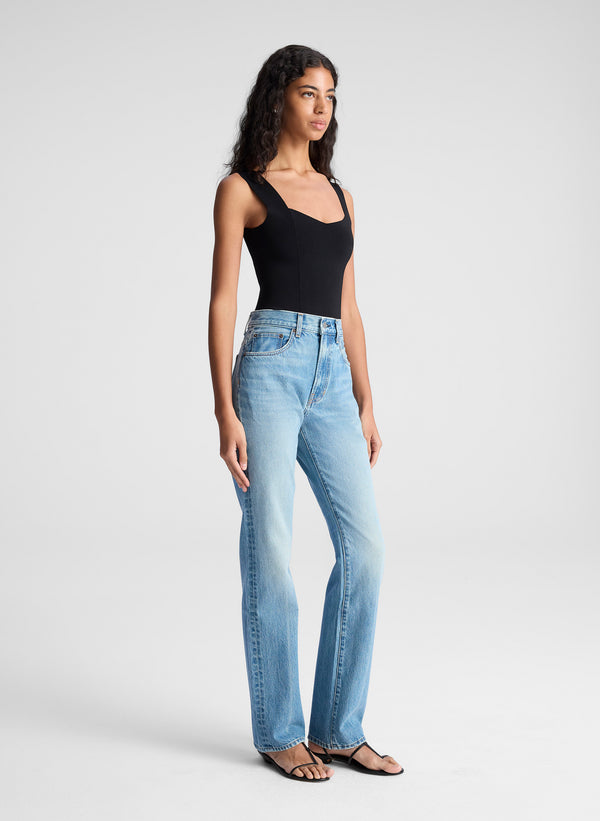 A.l.c. Jordana Compact Knit Top Black