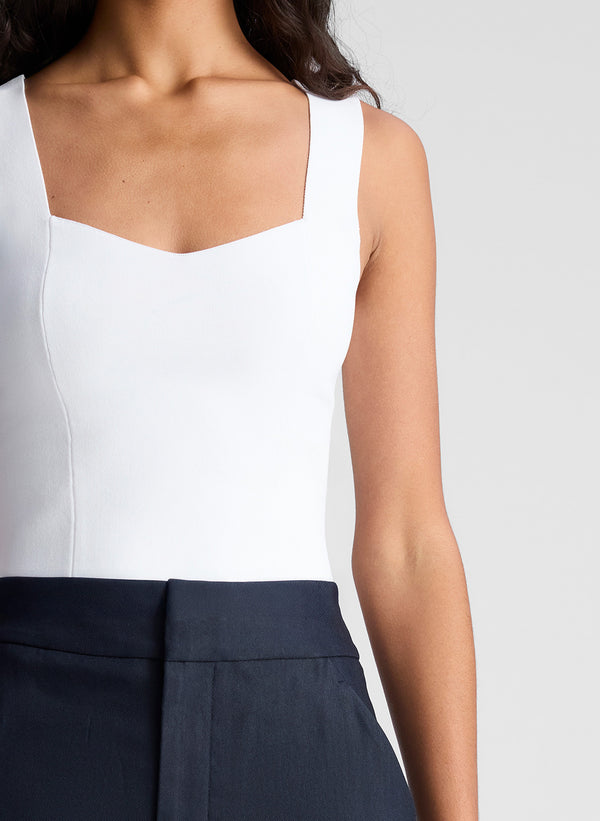 A.l.c. Jordana Compact Knit Top White