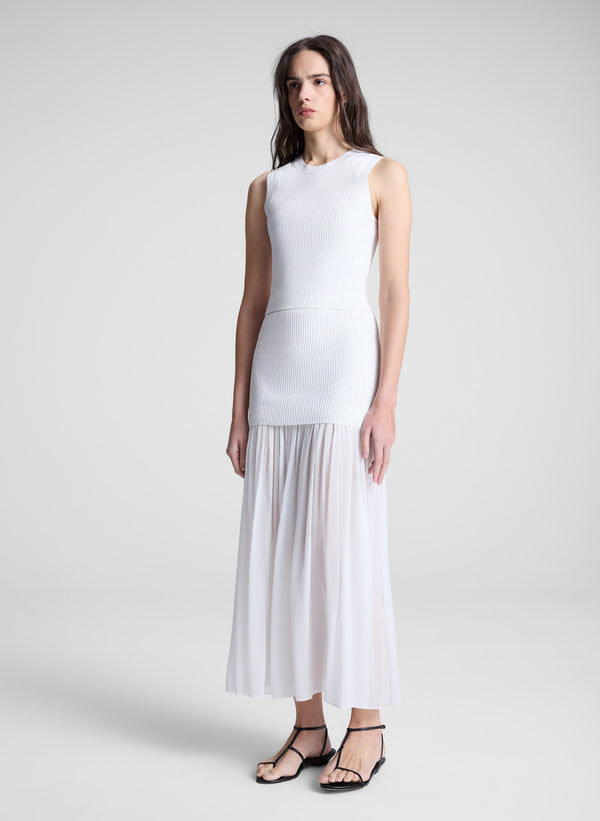 A.l.c. Kayla Knit Top Pearl