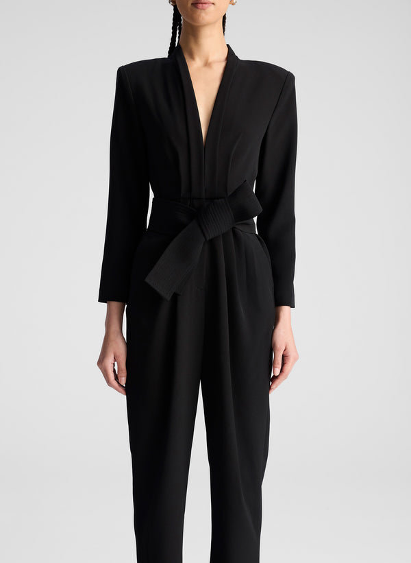 A.l.c. Kieran Crepe Jumpsuit Black