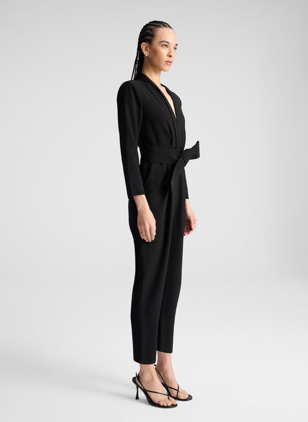A.l.c. Kieran Crepe Jumpsuit Black
