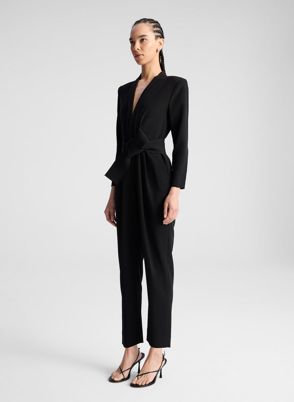 A.l.c. Kieran Crepe Jumpsuit Black