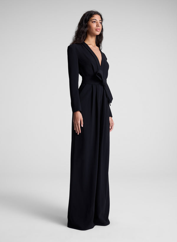 A.l.c. Kieran II Wide-Leg Jumpsuit Black