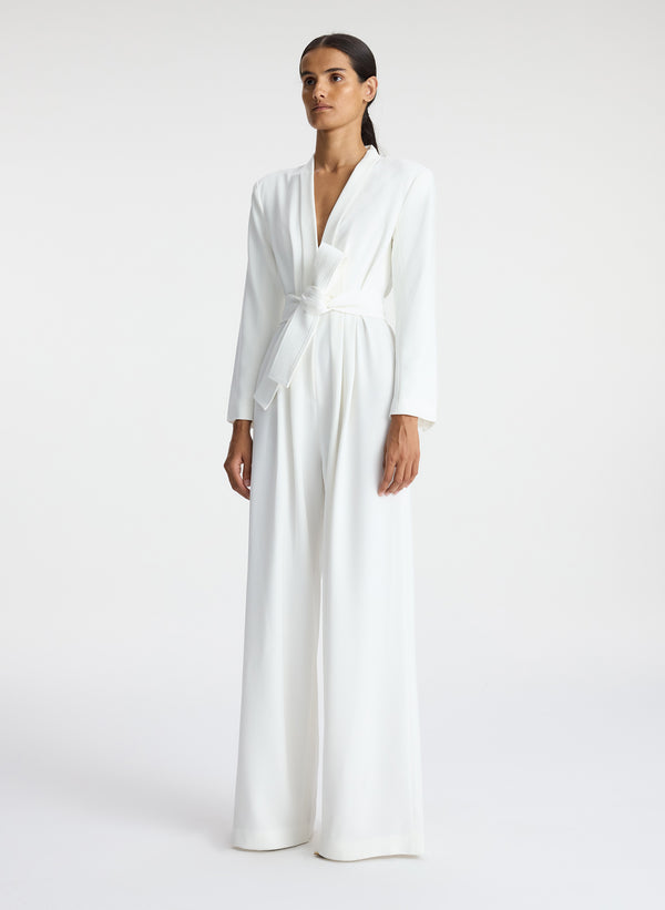 A.l.c. Kieran II Wide-Leg Jumpsuit White