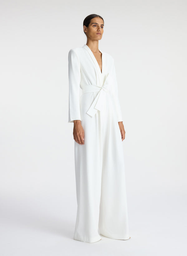 A.l.c. Kieran II Wide-Leg Jumpsuit White