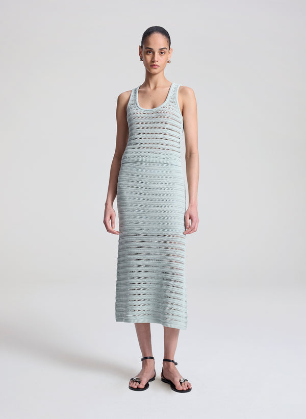 a.l.c. Kira Crochet Knit Tank Cascade