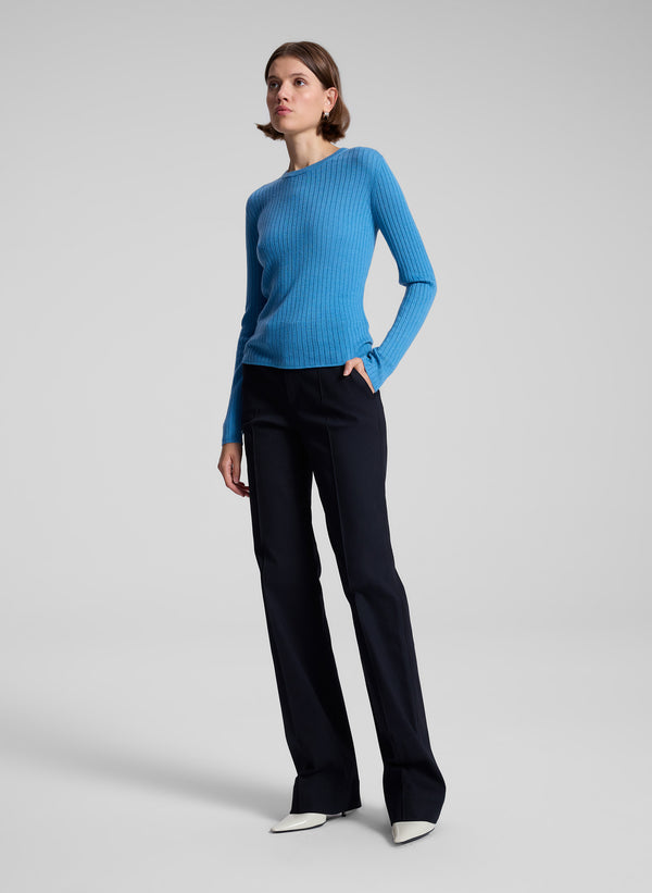A.l.c. Kyle Ribbed Merino Top Oceania